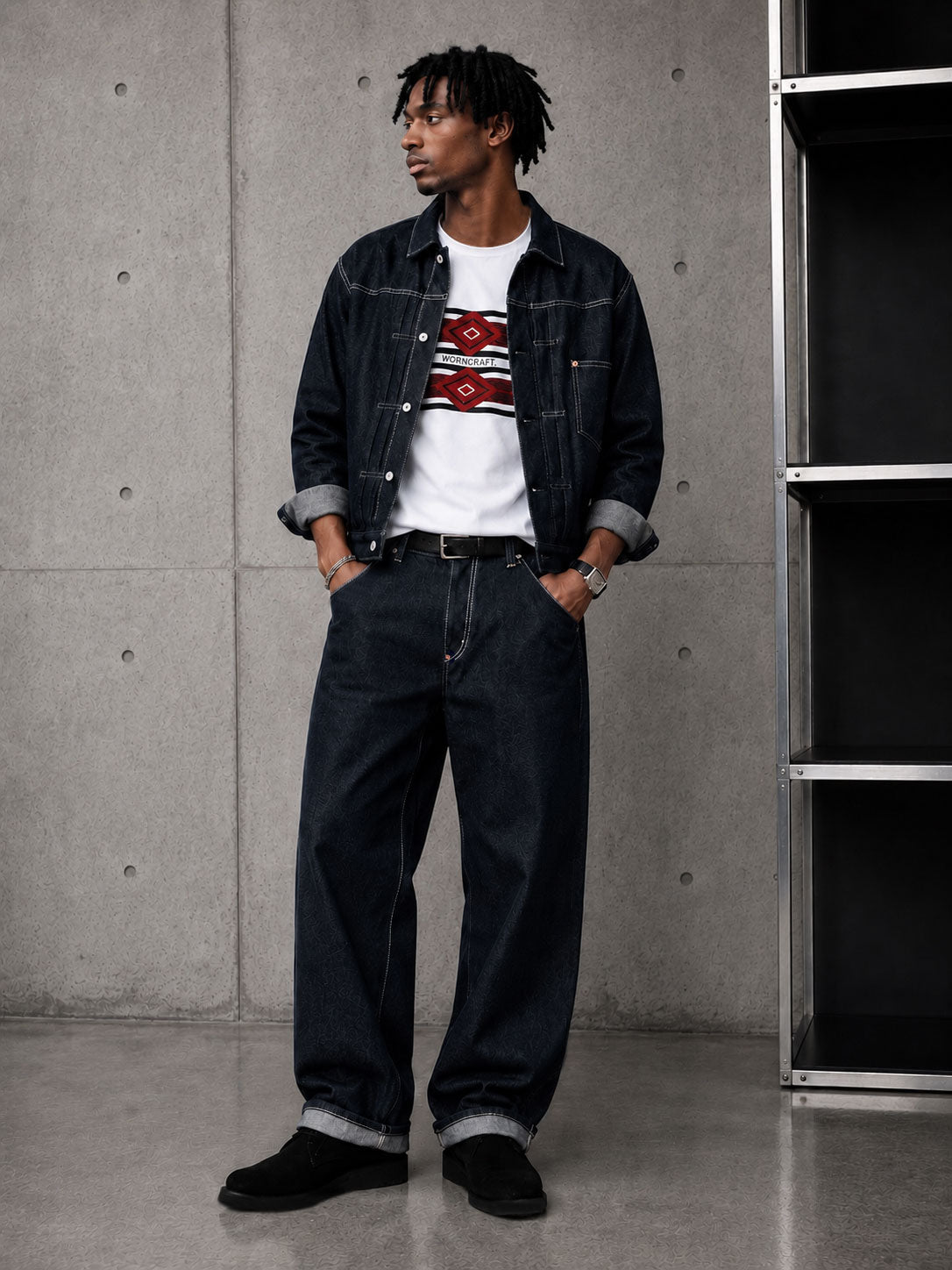 #GMT-020 USA COTTON SHORT SLEEVE NATIVE PATTERN T-SHIRTS