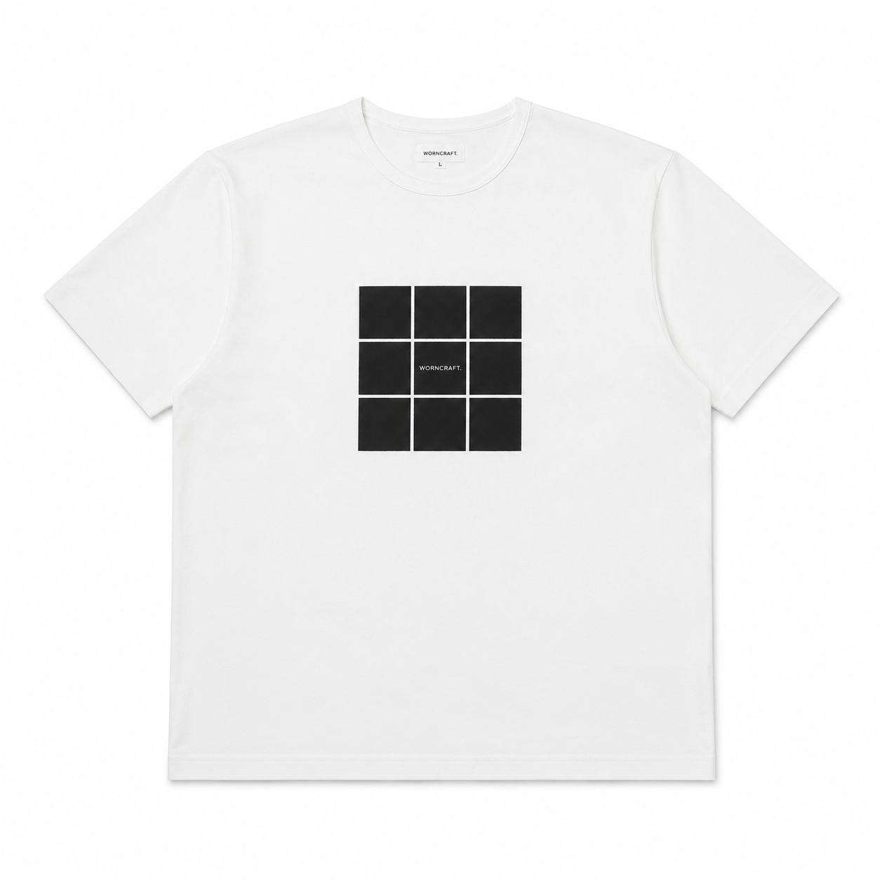 #GMT-018　USA COTTON SHORT SLEEVE BLOCKS ART T-SHIRTS