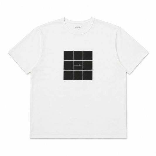 #GMT-018　USA COTTON SHORT SLEEVE BLOCKS ART T-SHIRTS