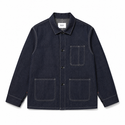 #GMT-010  DARK INDIGO DENIM COVERALL