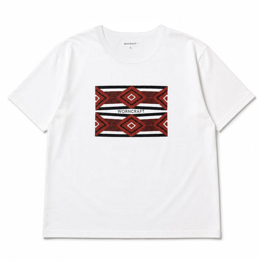 #GMT-020　USA COTTON SHORT SLEEVE NATIVE PATTERN T-SHIRTS