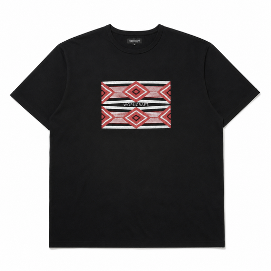 #GMT-021　USA COTTON SHORT SLEEVE NATIVE PATTERN T-SHIRTS