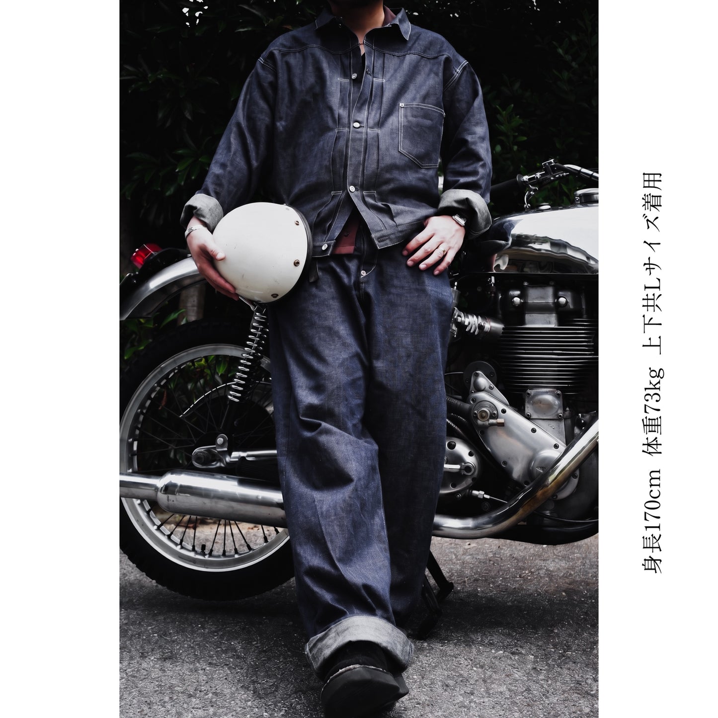 #GMT-009  DARK INDIGO DENIM JACKET